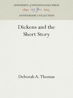 cover image of Dickens and the Short Story